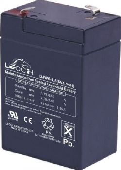 Аккумуляторная батарея общего применения Leoch DJW6-4.5 6В 4.5 Ач