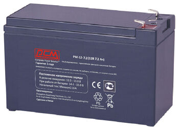 Аккумуляторная батарея для ИБП Powercom PM-12-7.2 12В 7.2 Ач