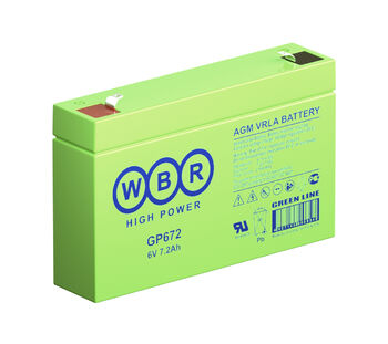 Аккумуляторная батарея общего применения WBR WBR GP672 6В 7.2 Ач