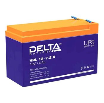 Аккумуляторная батарея для ИБП Delta HRL 12-7.2 X 12В 7.2 Ач
