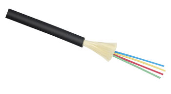 Оптоволоконный кабель 50/125 OM3 многомодовый Cabeus TB-A-4-08T-E-K-LSZH-IN/OUT-40 8 волокон черный