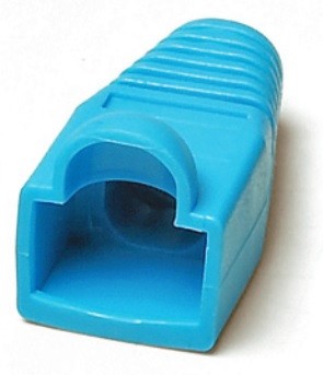 Изолирующий колпачок Rj-45 Hyperline BOOT-BL-10 синий
