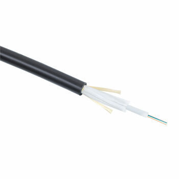 Оптоволоконный кабель 9/125 одномодовый Cabeus CLT-A-9-01X08-J-PE-D-OUT-40 8 волокон черный