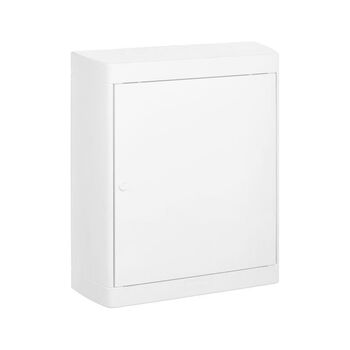 LEGRAND 601237 Nedbox Шкаф настенный 2ряда, 24 модуля, с белой дверцей, с клеммным блоком N+PE, IP 40, белый