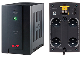 Источник бесперебойного питания APC Back UPS BX800CI-RS 0.8 кВА 480 Вт