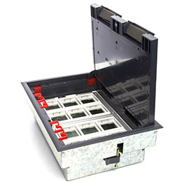 Ecoplast LUK/12 Люк в пол на 12 модулей (45х45мм) в комплекте с коробкой и суппортами