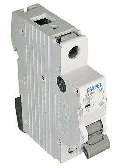 Efapel 55150 1CP Выключатель автоматический МСВ 1Р 4,5kA - C - 50A