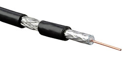Коаксиальный кабель RG-59 Hyperline COAX-RG59-CU-100 75 Ом
