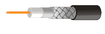 Коаксиальный кабель RG59-CU, PVC