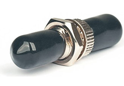 Hyperline ST-ST-SM Проходной адаптер ST-ST, SM (для одномодового кабеля), корпус металл