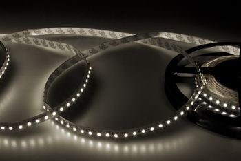 LED лента 12 В, 8 мм, IP23, SMD 2835, 120 LED/m, 12 V, цвет свечения белый (6000 K)