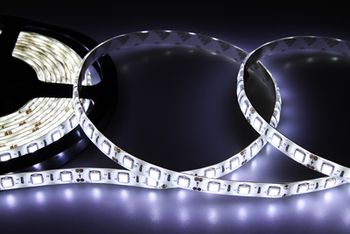 LED лента силикон, 10 мм, IP65, SMD 5050, 60 LED/m, 12 V, цвет свечения белый