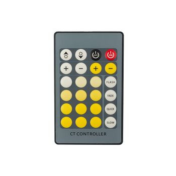 LED контроллер для светодиодной ленты White Mix 12/24 В, 72/144 Вт, 24 кнопки (IR)