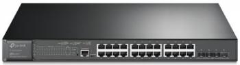 TP-Link TL-SG3428XMP JetStream 24-портовый гигабитный управляемый PoE+ коммутатор уровня 2+ с 4 SFP+ слотами 10GE