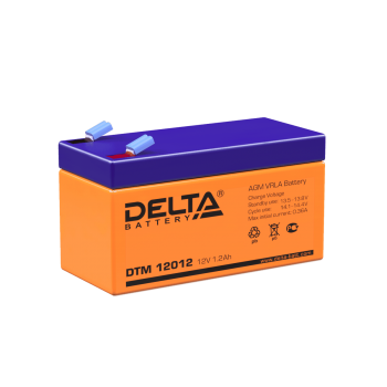 Аккумуляторная батарея общего применения Delta DTM 12012 12В 1.2 Ач