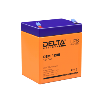 Аккумуляторная батарея общего применения Delta DTM 1205 12В 5 Ач