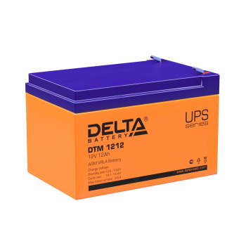 Аккумуляторная батарея общего применения Delta DTM 1212 12В 12 Ач