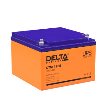 Аккумуляторная батарея общего применения Delta DTM 1226 12В 26 Ач