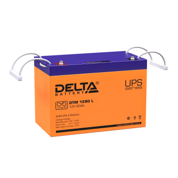 Аккумуляторная батарея для ИБП Delta DTM 1290 L 12В 90 Ач
