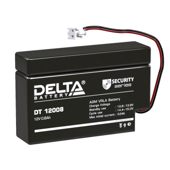 Аккумуляторная батарея для ОПС Delta DT 12008 (T13) 126В 0.8 Ач