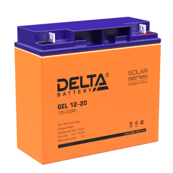 Аккумуляторная батарея для ИБП гелевый Delta GEL 12-20 12В 20 Ач