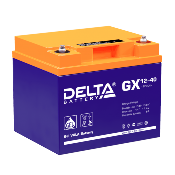 Аккумуляторная батарея для ИБП гелевый Delta GX 12-40 12В 40 Ач