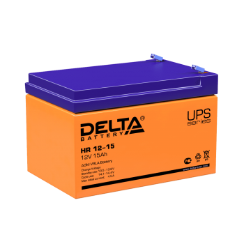 Аккумуляторная батарея для ИБП Delta HR 12-15 12В 15 Ач