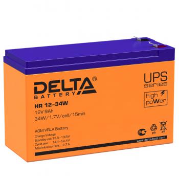 Аккумуляторная батарея для ИБП Delta HR 12-34W 12В 9 Ач