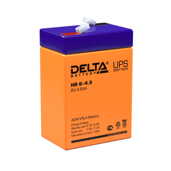 Аккумуляторная батарея для ИБП Delta HR 6-4.5 6В 4.5 Ач