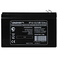Ippon IP 12-12 (12В 12АЧ) Батарея для источников бесперебойного питания Ippon